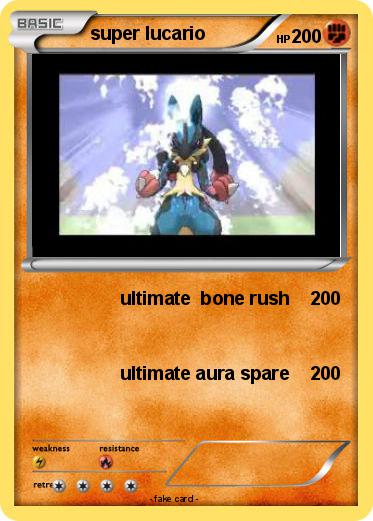 Pokemon super lucario
