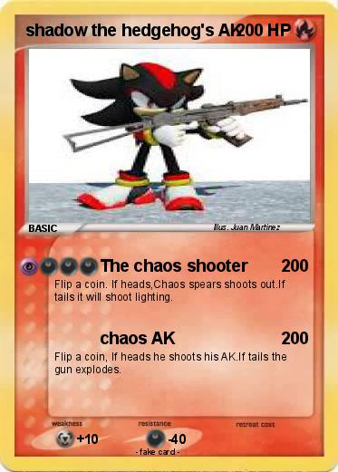 Pokemon shadow the hedgehog's AK