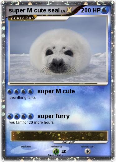Pokemon super M cute seal