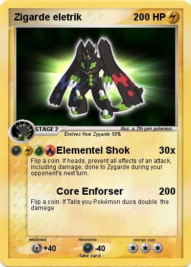 Pokemon Zigarde eletrik