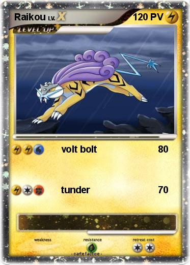 Pokemon Raikou