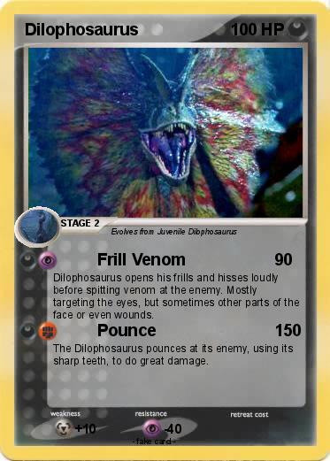 Pokemon Dilophosaurus