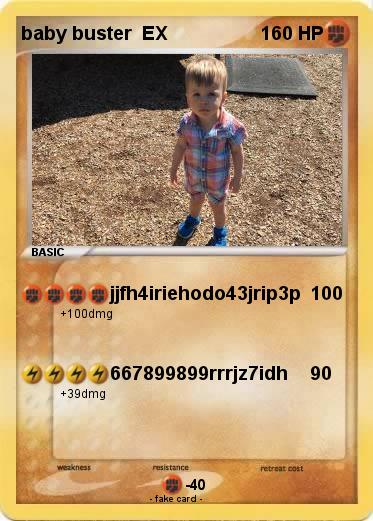 Pokemon baby buster  EX