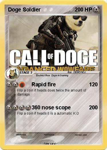 Pokemon Doge Soldier