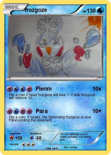 Pokemon frozgoze