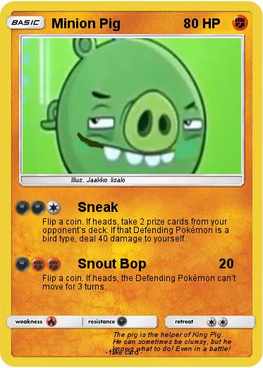Pokemon Minion Pig