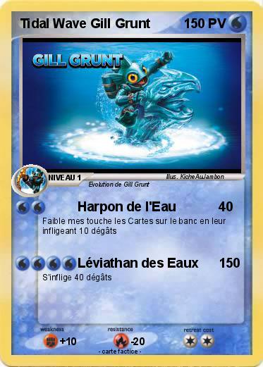 Pokemon Tidal Wave Gill Grunt
