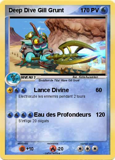 Pokemon Deep Dive Gill Grunt