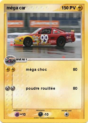 Pokemon méga car