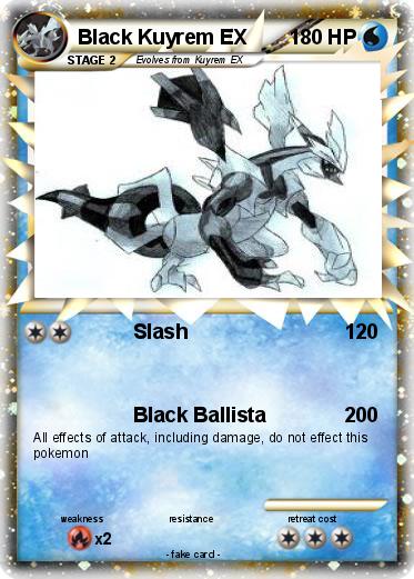 Pokemon Black Kuyrem EX