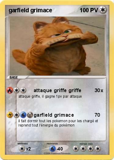 Pokemon garfield grimace