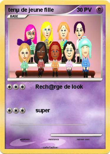 Pokemon tenµ de jeune fille