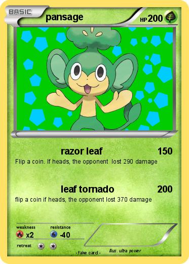 Pokemon pansage