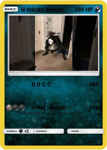 Pokemon lil thirsty demon