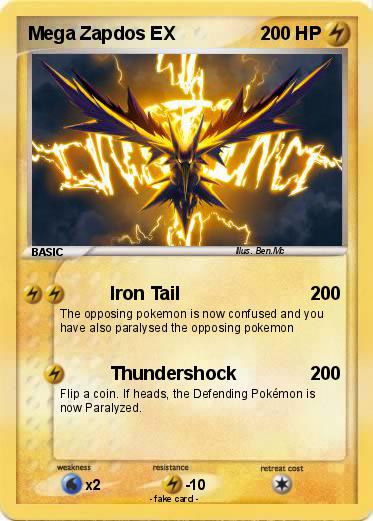 Pokemon Mega Zapdos EX