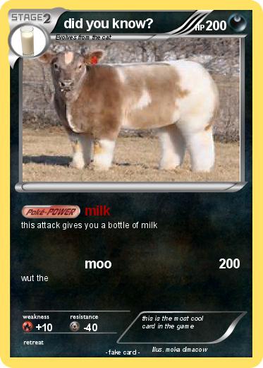 Pokemon did you know?