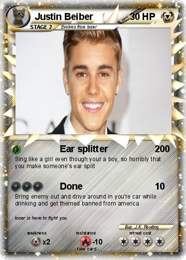 Pokemon Justin Beiber