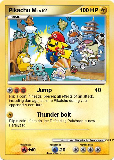 Pokemon Pikachu M