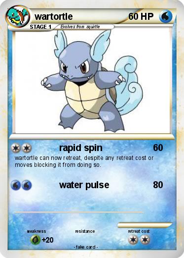 Pokemon wartortle