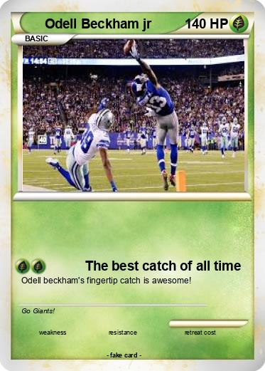 Pokemon Odell Beckham jr
