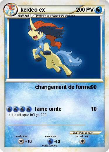 Pokemon keldeo ex
