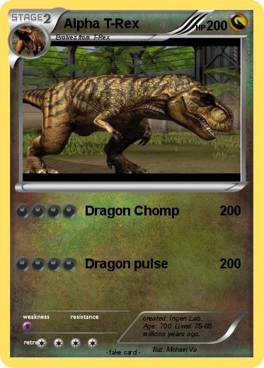 Pokemon Alpha T-Rex