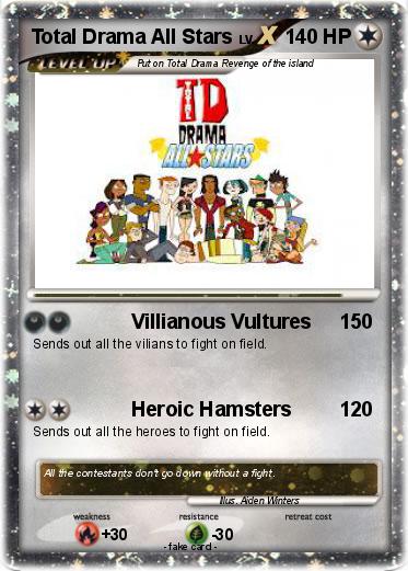 Pokemon Total Drama All Stars