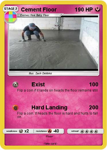 Pokemon Cement Floor