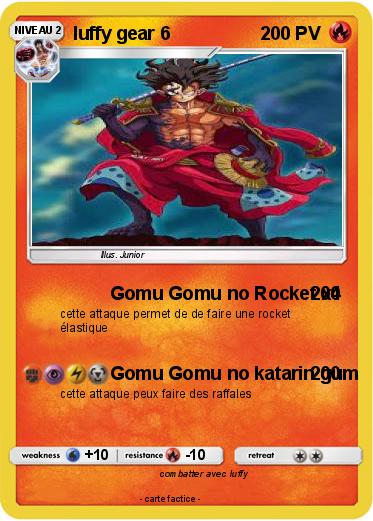 Pokemon luffy gear 6