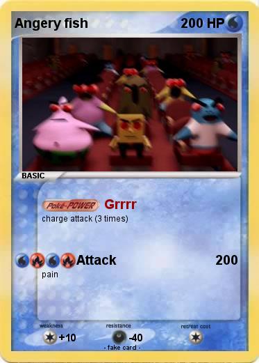 Pokemon Angery fish