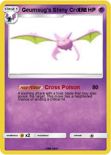Pokemon Geumsug's Shiny Crobat