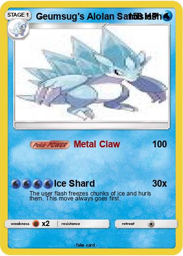 Pokemon Geumsug's Alolan Sandslash