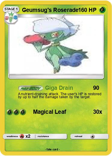 Pokemon Geumsug's Roserade