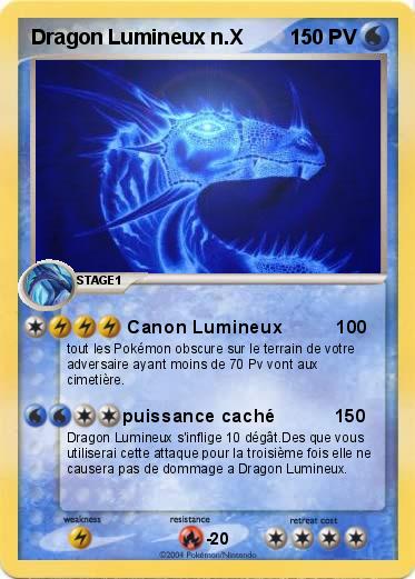 Pokemon Dragon Lumineux n.X    