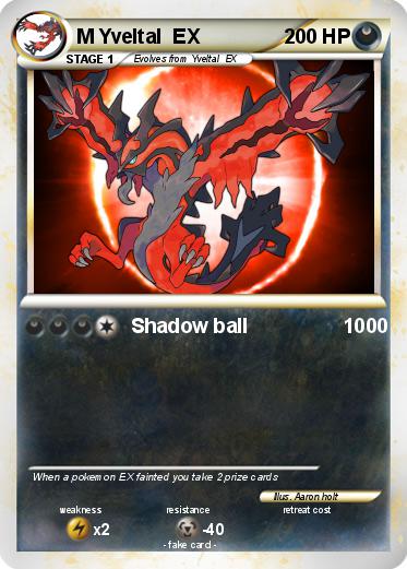 Pokemon M Yveltal  EX