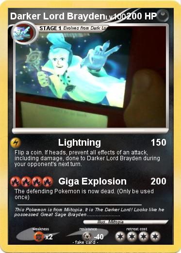 Pokemon Darker Lord Brayden