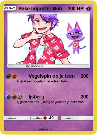 Pokemon Fake Imposter Bob