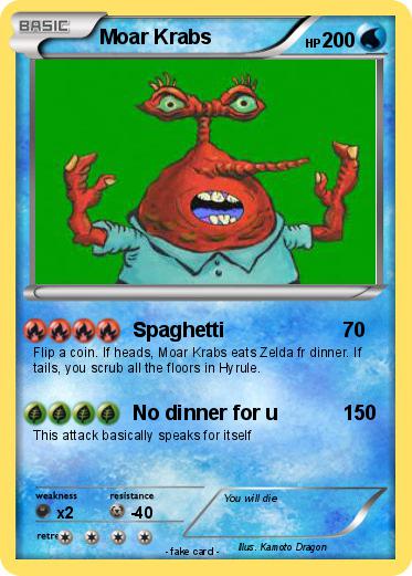 Pokemon Moar Krabs