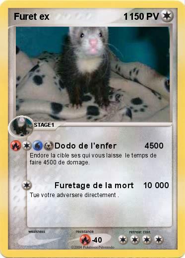 Pokemon Furet ex                             1