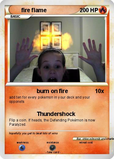 Pokemon fire flame