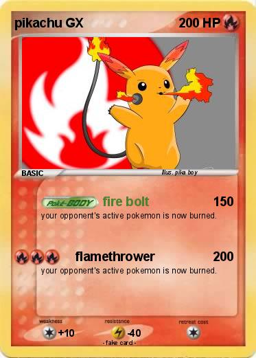 Pokemon pikachu GX