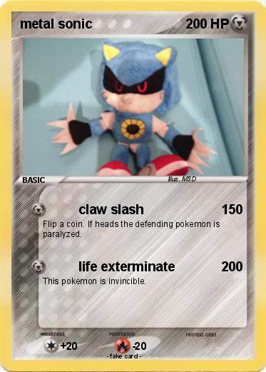 Pokemon metal sonic