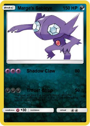 Pokemon Marge's Sableye