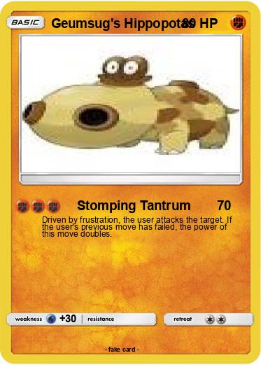 Pokemon Geumsug's Hippopotas