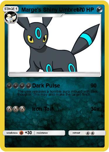 Pokemon Marge's Shiny Umbreon
