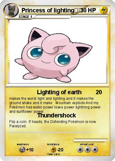 Pokemon Princess of lighting⚡️