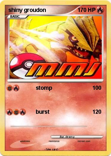 Pokemon shiny groudon
