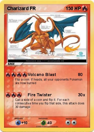 Pokemon Charizard FR