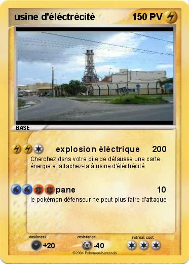 Pokemon usine d'éléctrécité