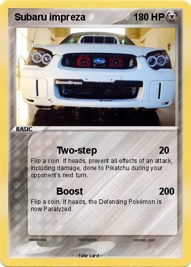 Pokemon Subaru impreza